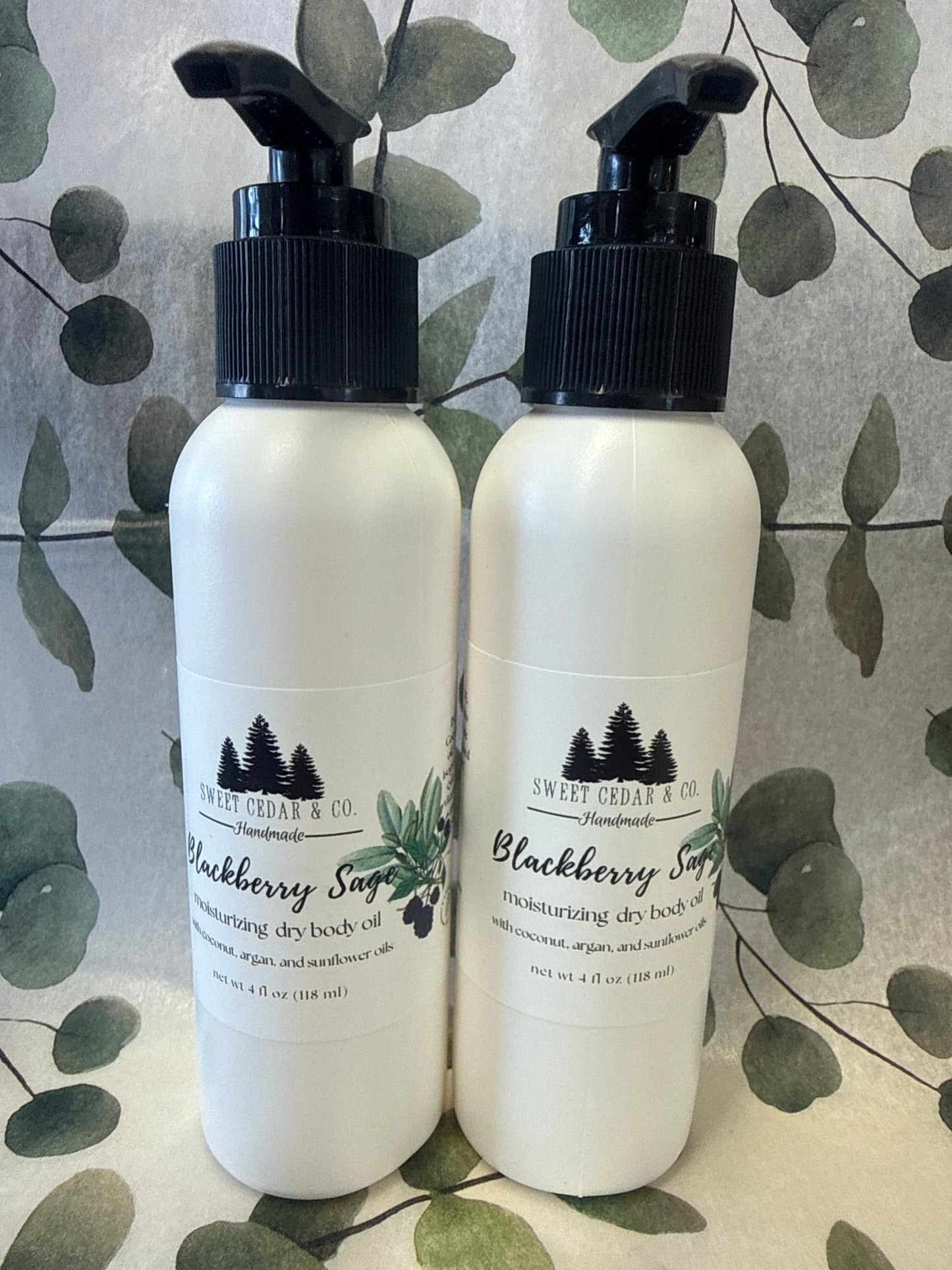 Moisturizing dry body oil