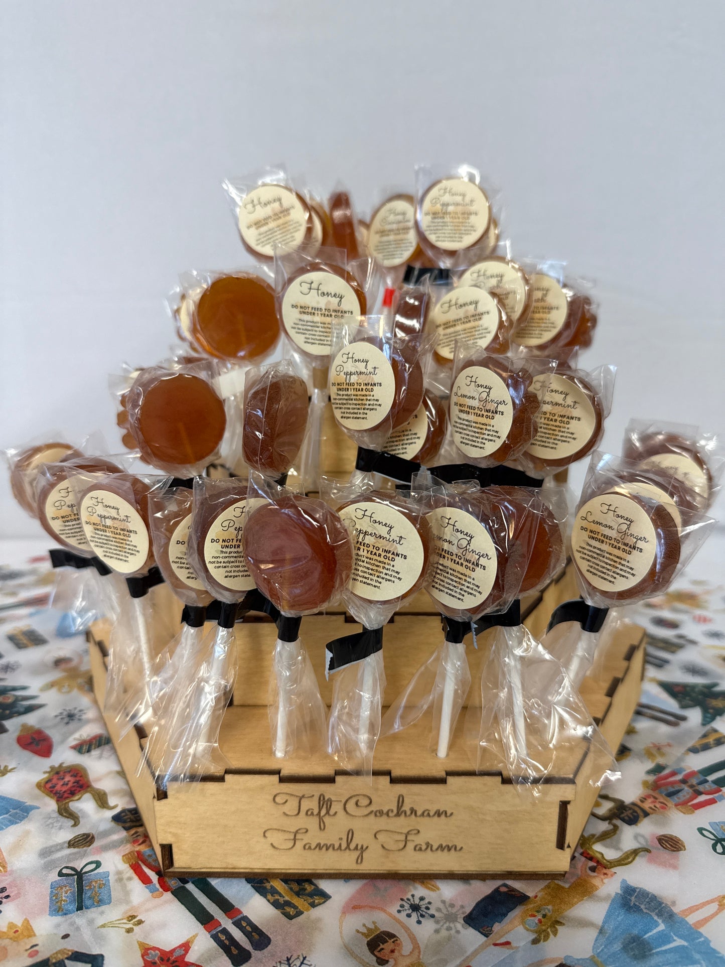 Honey suckers assorted flavors