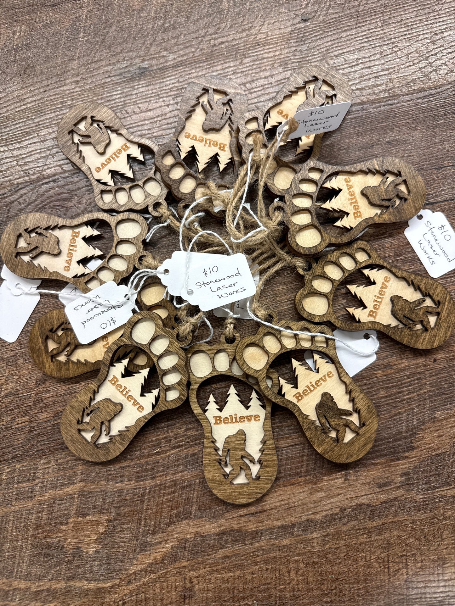 Bigfoot Ornament