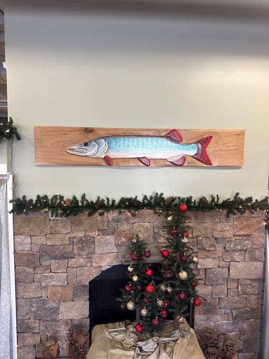 Musky on white walnut