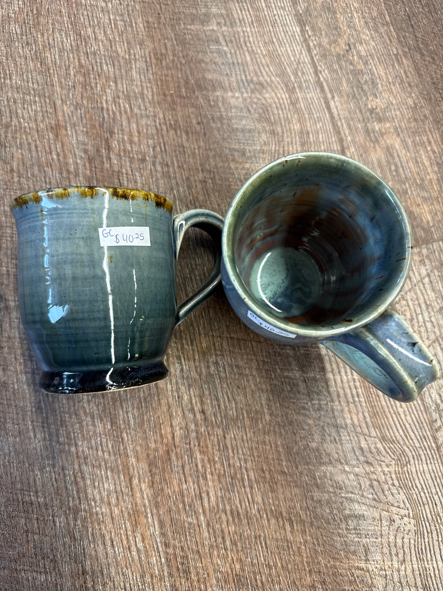 mugs small blue