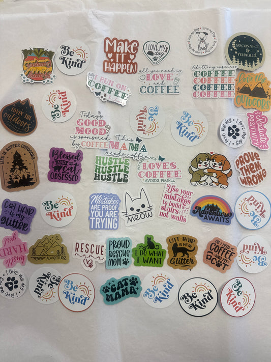 Stickers medium 5 $1