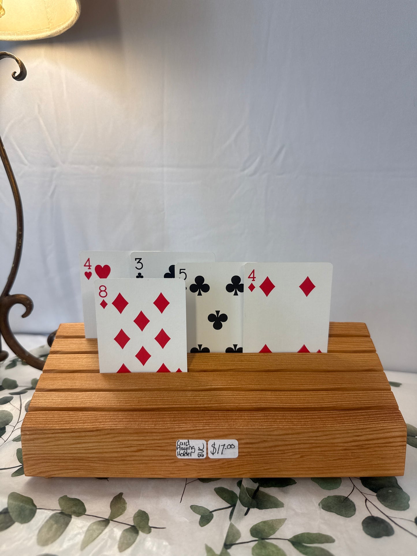 Card playing holder