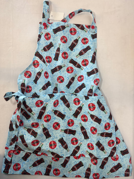 Apron, adult Coca-Cola print