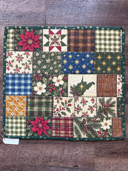Table square 21 1/2" x 19 1/2”