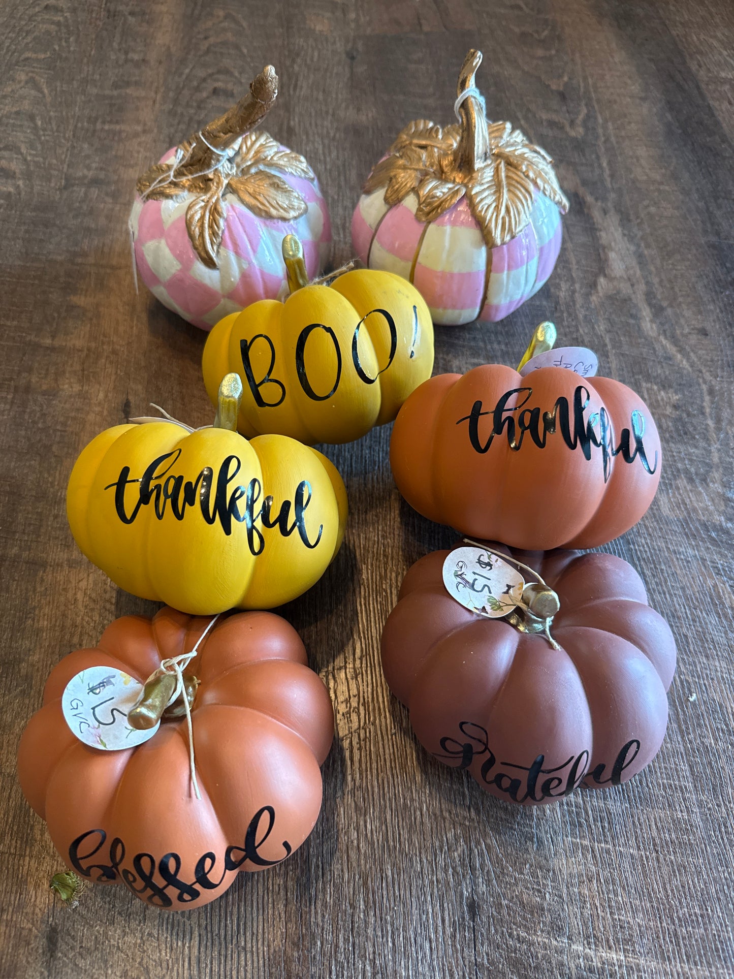 Pumpkins small assorted designs