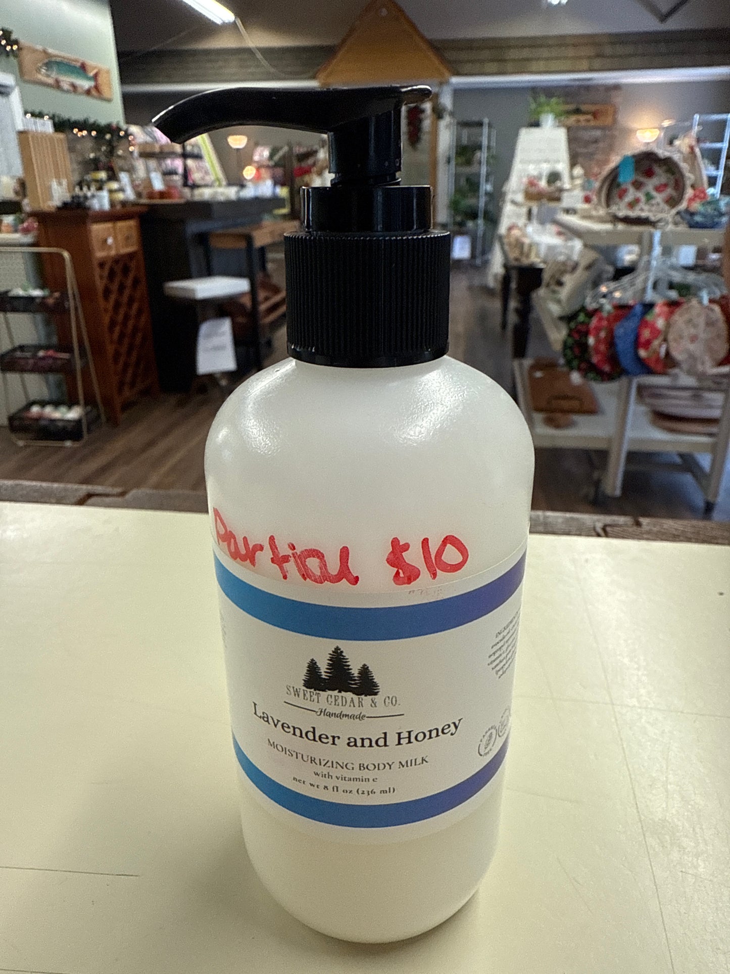 Lavender and Honey moisturizing body milk markdown