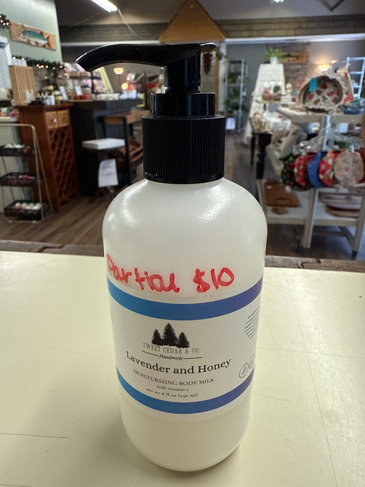 Lavender and Honey moisturizing body milk markdown