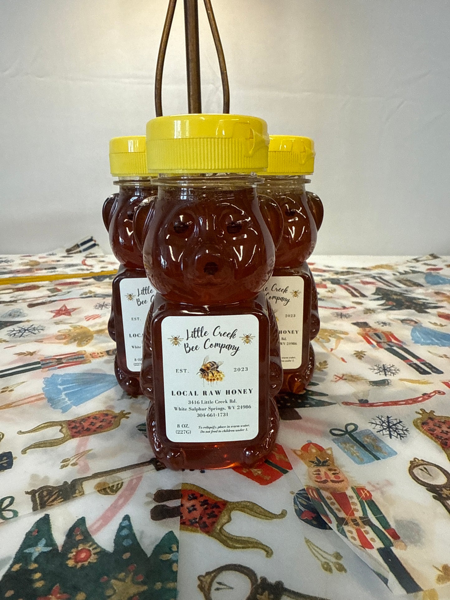 Local raw honey, 8 ounce