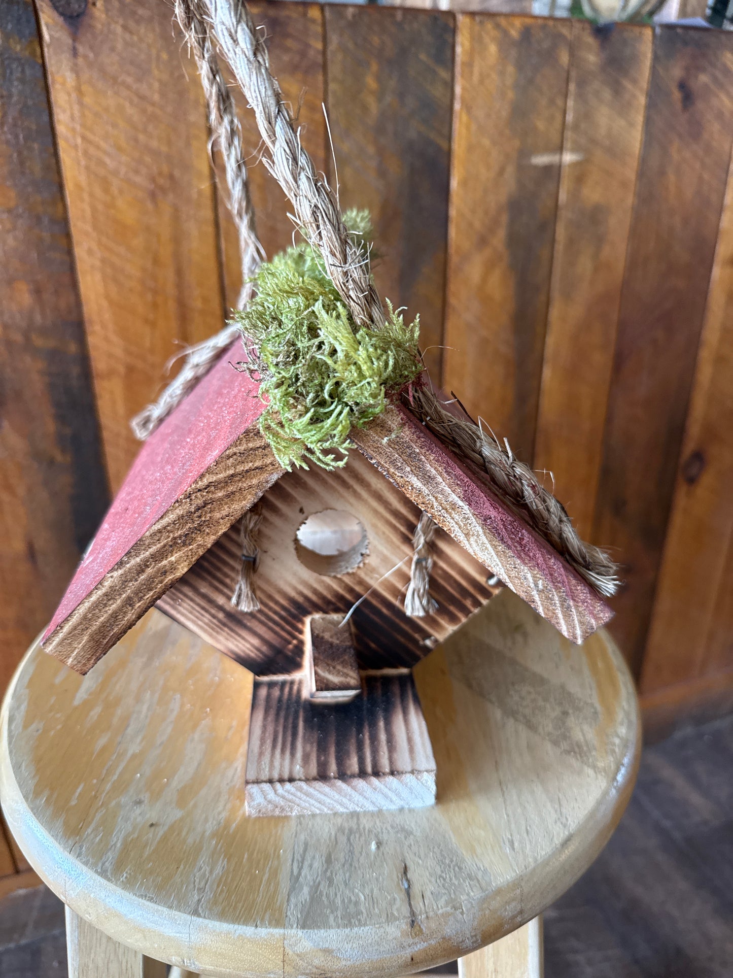 Diamond birdhouse