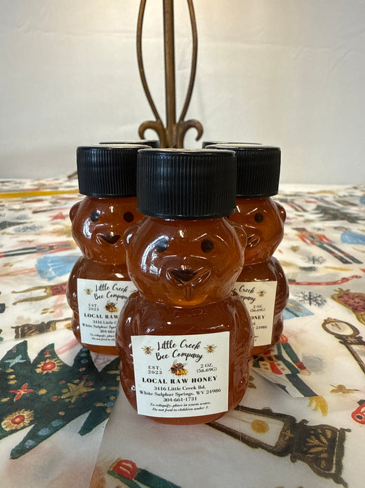 Local raw honey, 2 ounce