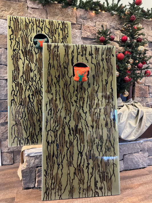 Cornhole camo PVC epoxy 100% waterproof