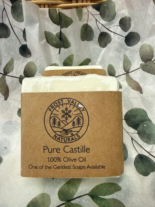 Pure Castile soap, 100% olive oil