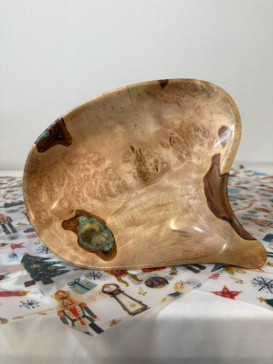 Candy dish with fossil