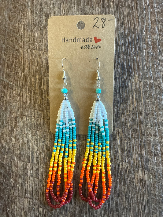 Beaded earrings 28