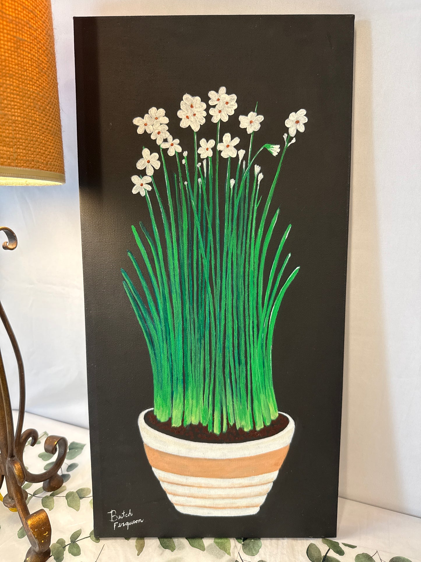 White daffodils