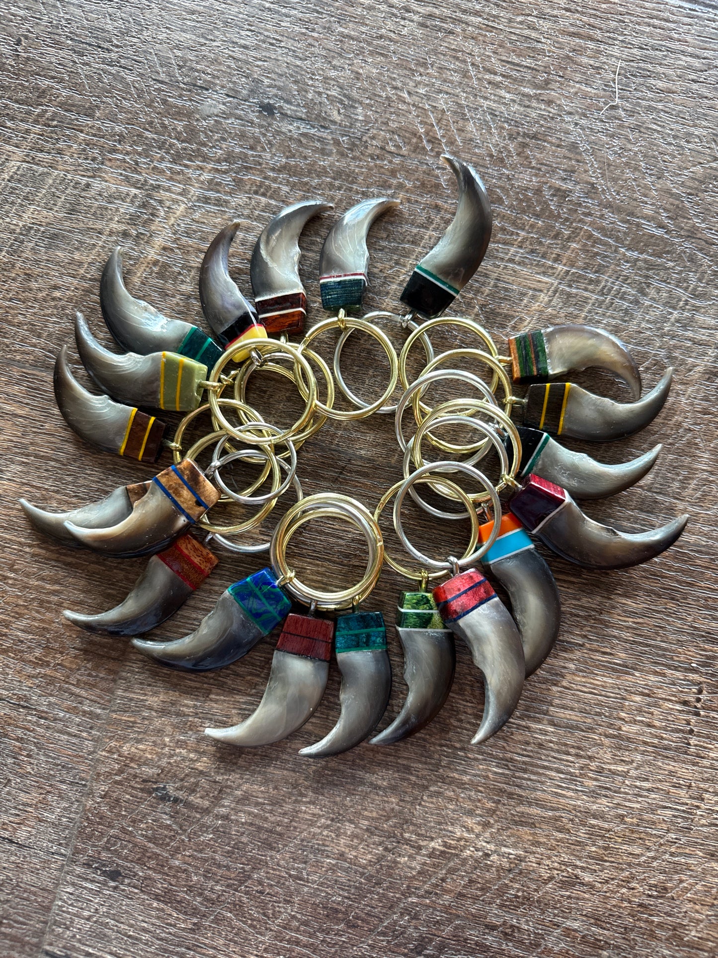 Bear claw keychain