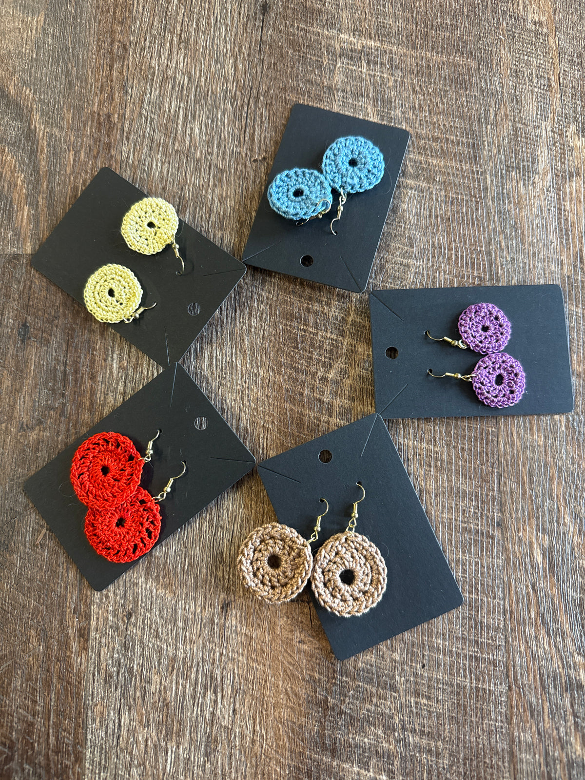 Crocheted earrings