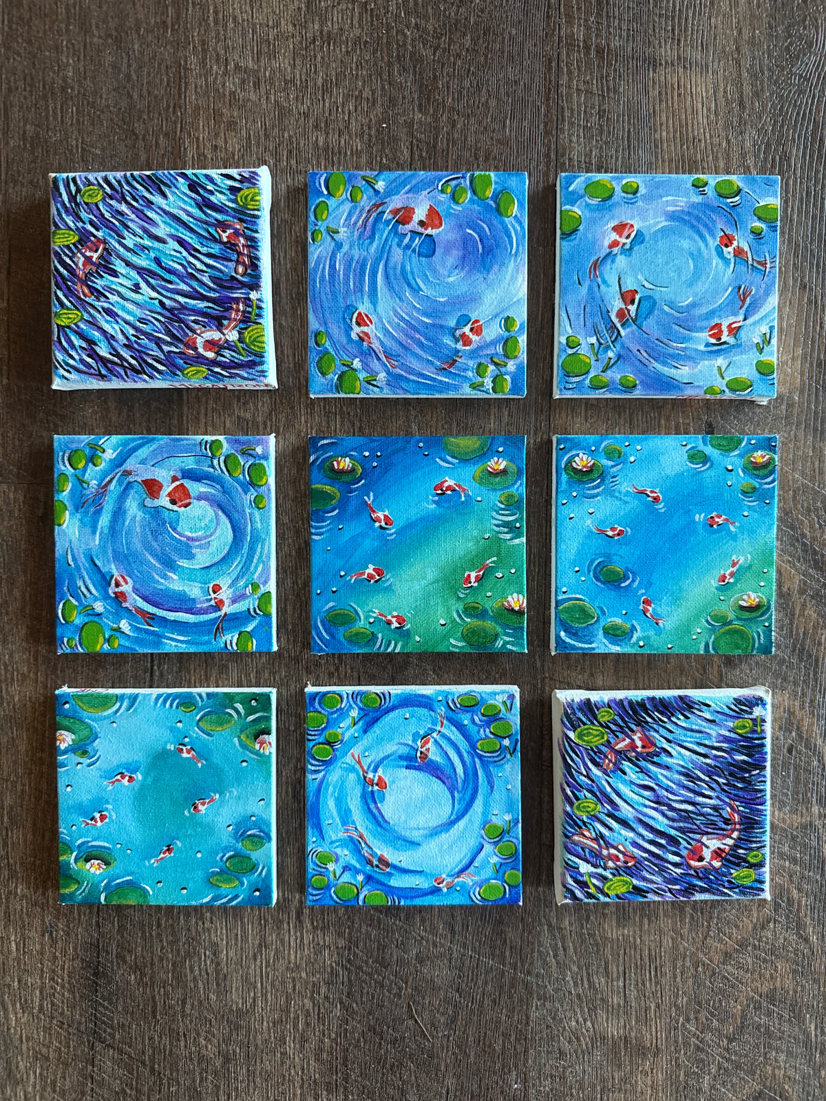 Small paintings, assorted designs