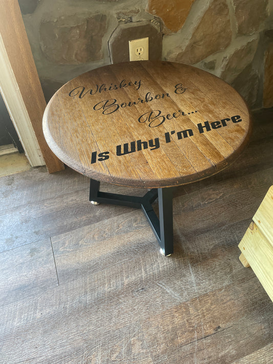 Small Round Side Table