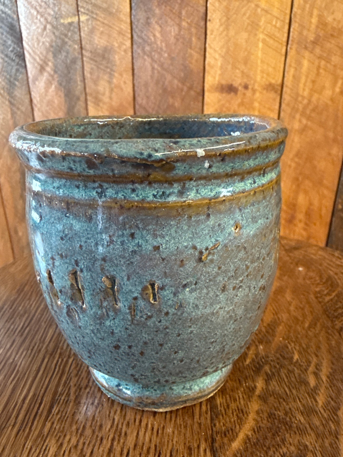 Blue/brown mug