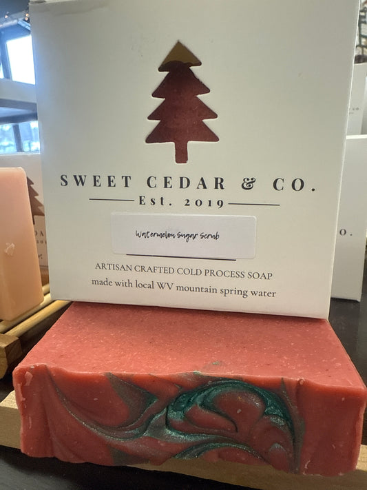 Watermelon Sugar Scrub Soap