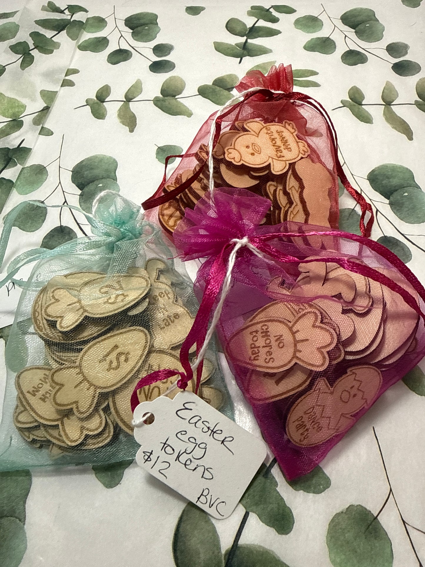 Easter egg tokens