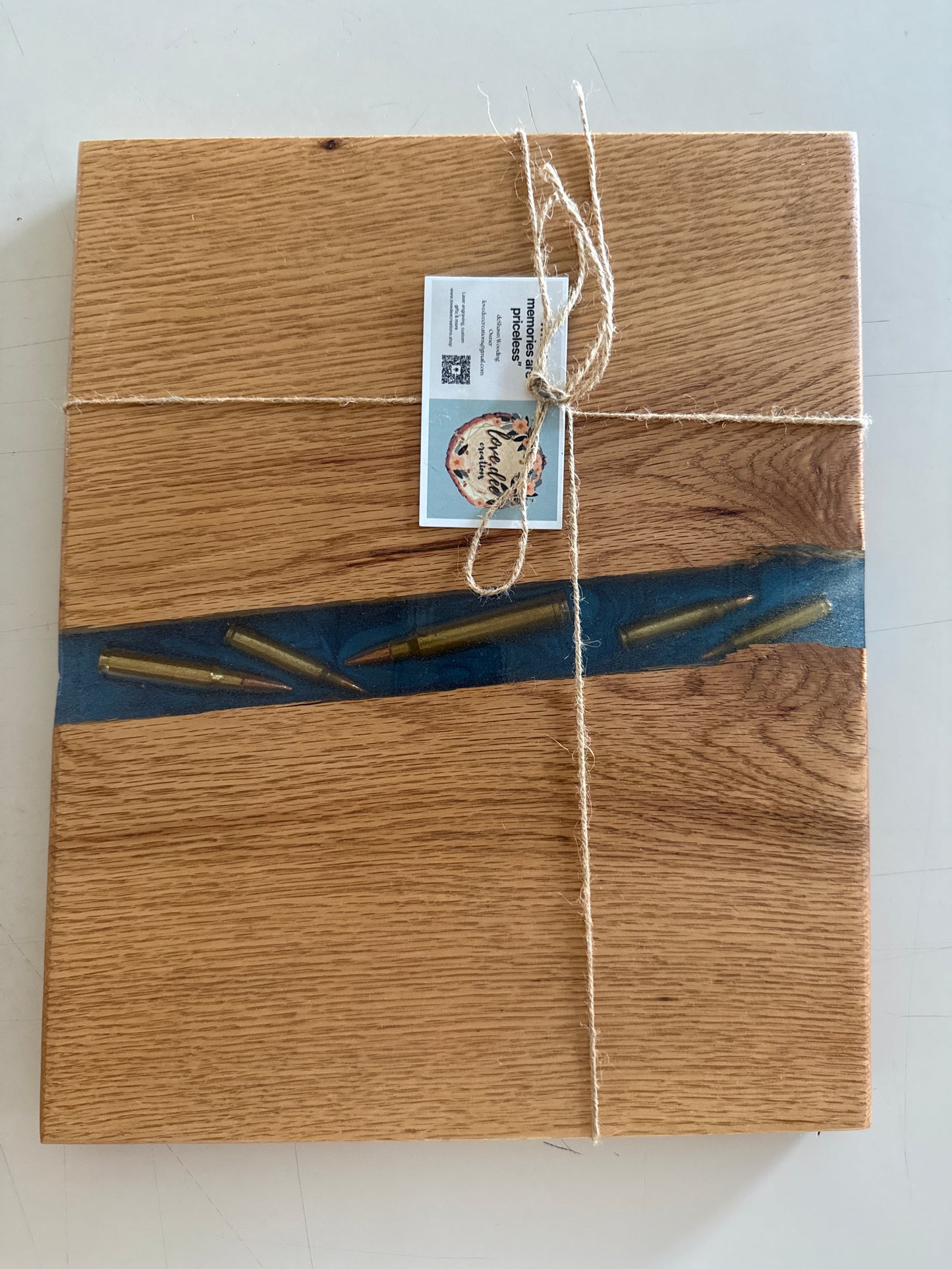 Oak and bullet charcuterie
