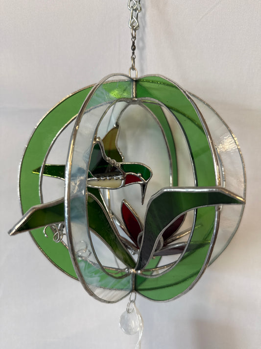 Medium large, hummingbird whirl