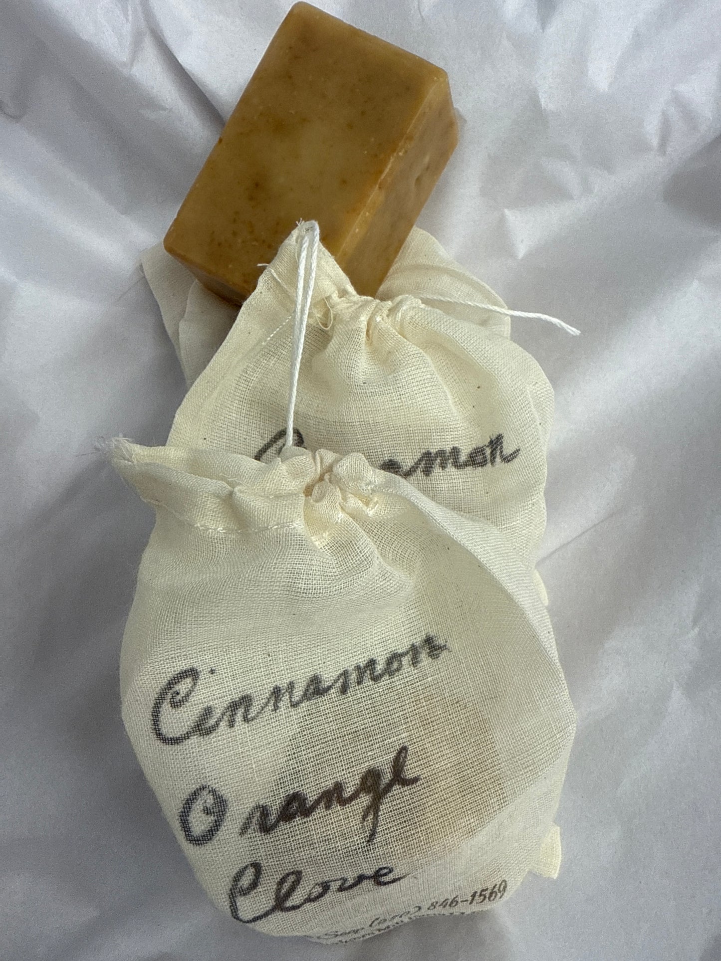 Cinnamon, orange clove, goat, milk, bar soap