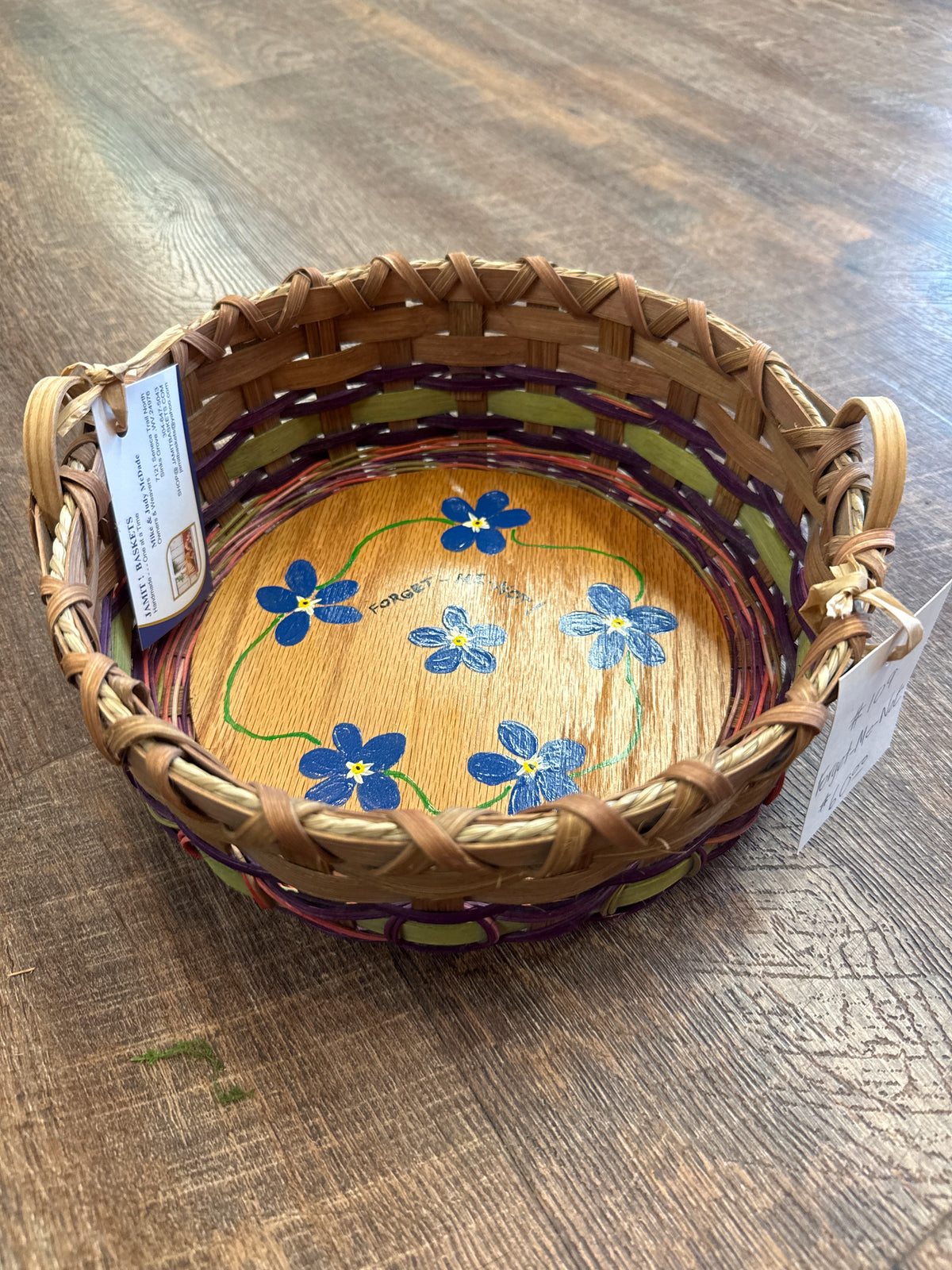 Forget me not basket #109