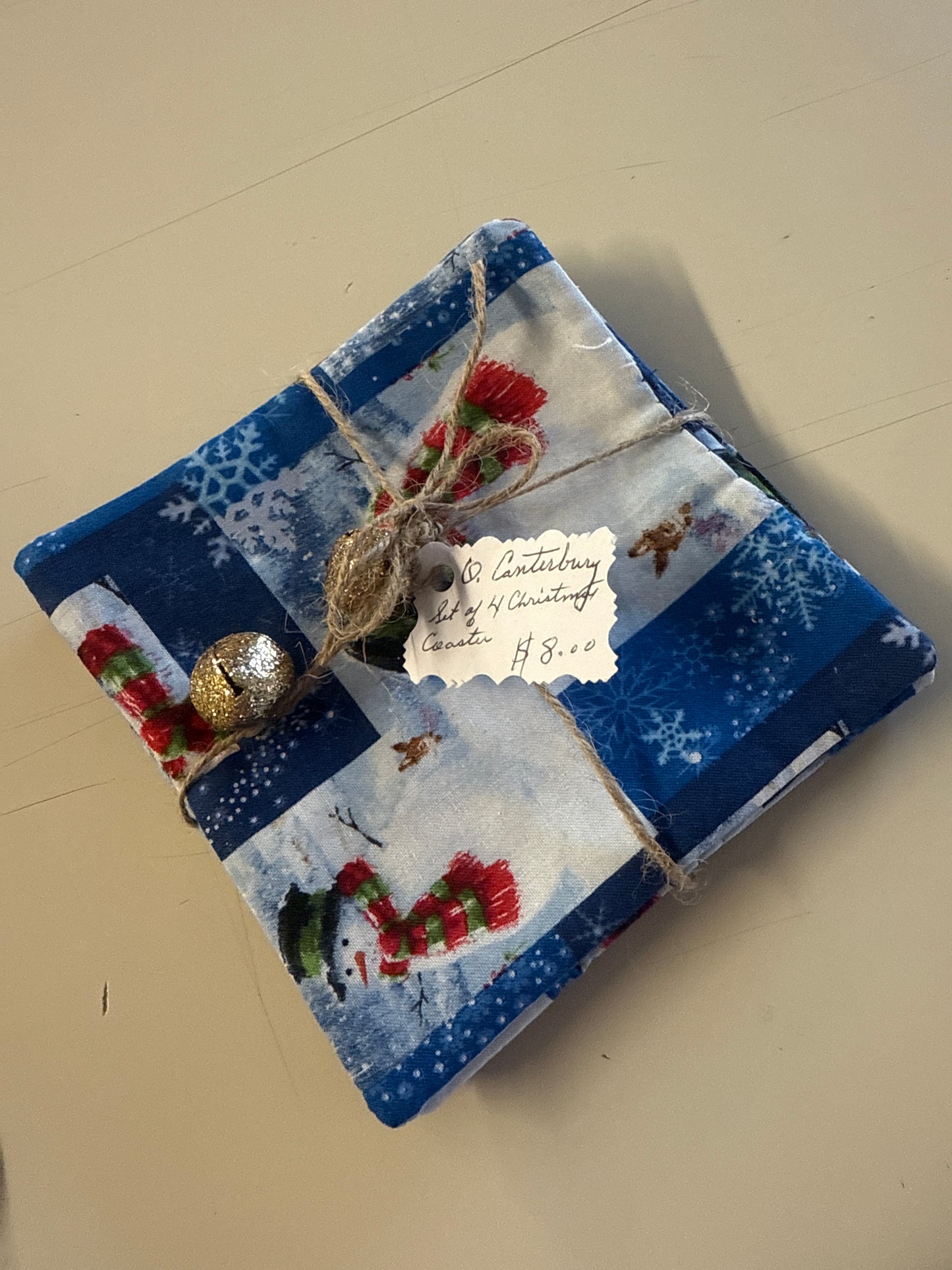 Christmas coasters set of 4