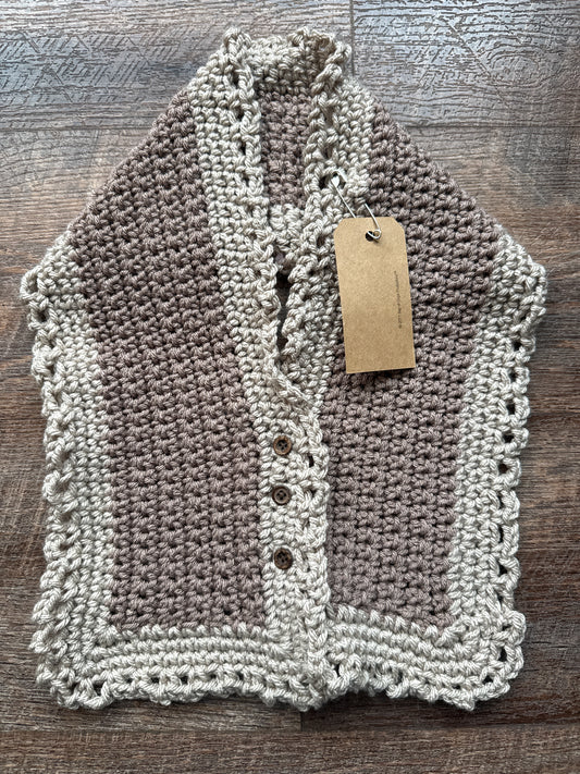 Brown and Tan neckwarmer