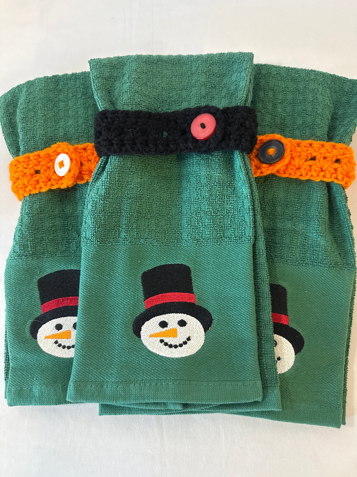 Dish towel crocheted