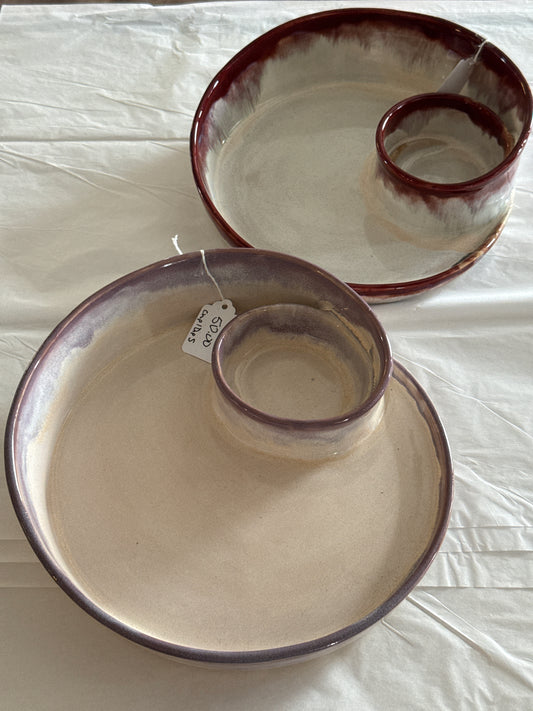 Spiral chip dip, assorted colors