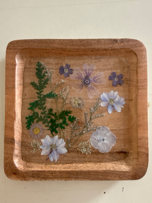 Resin flower tray