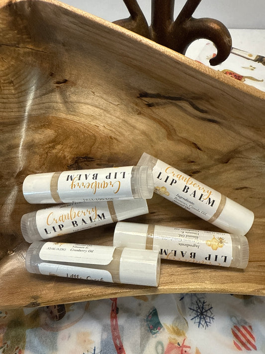 Lip balm, cranberry