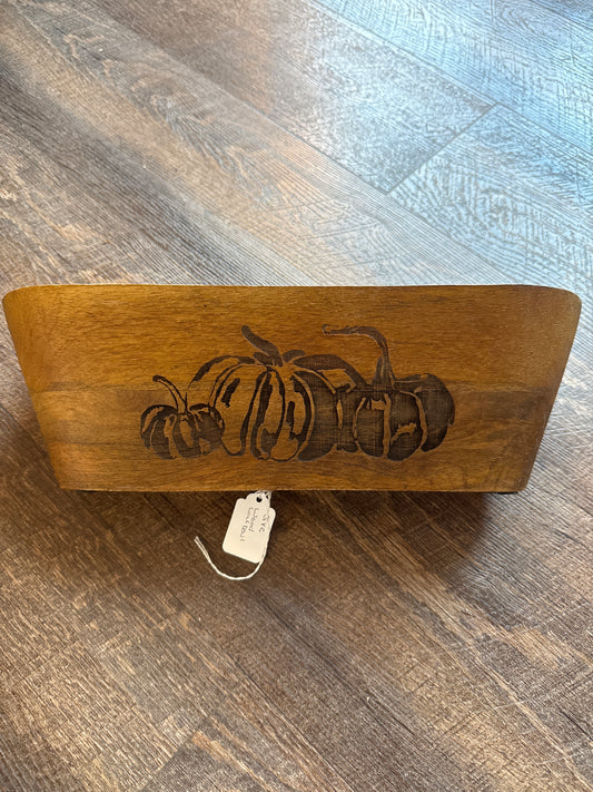 Wood loaf bowl