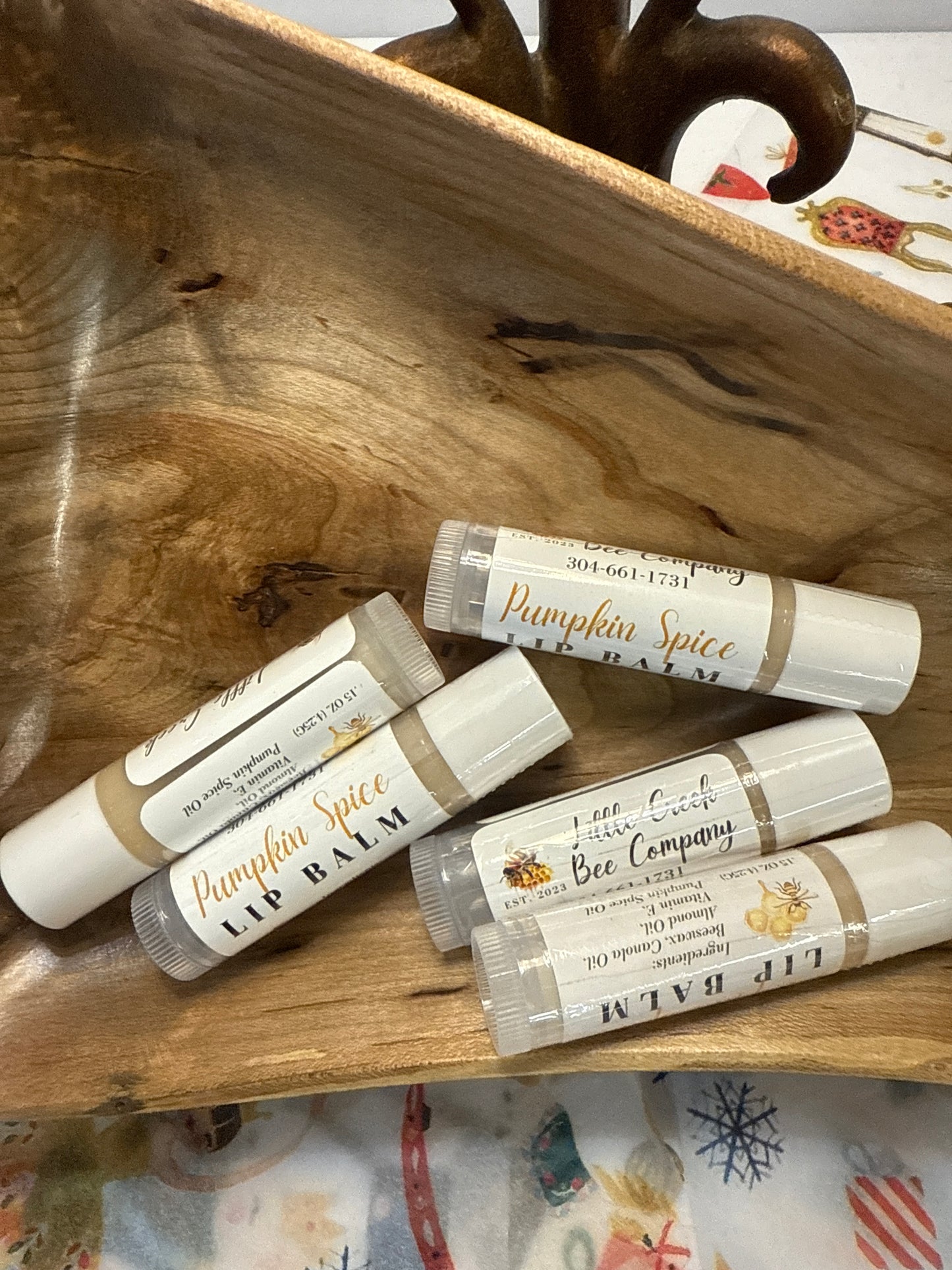 Lip balm, pumpkin spice