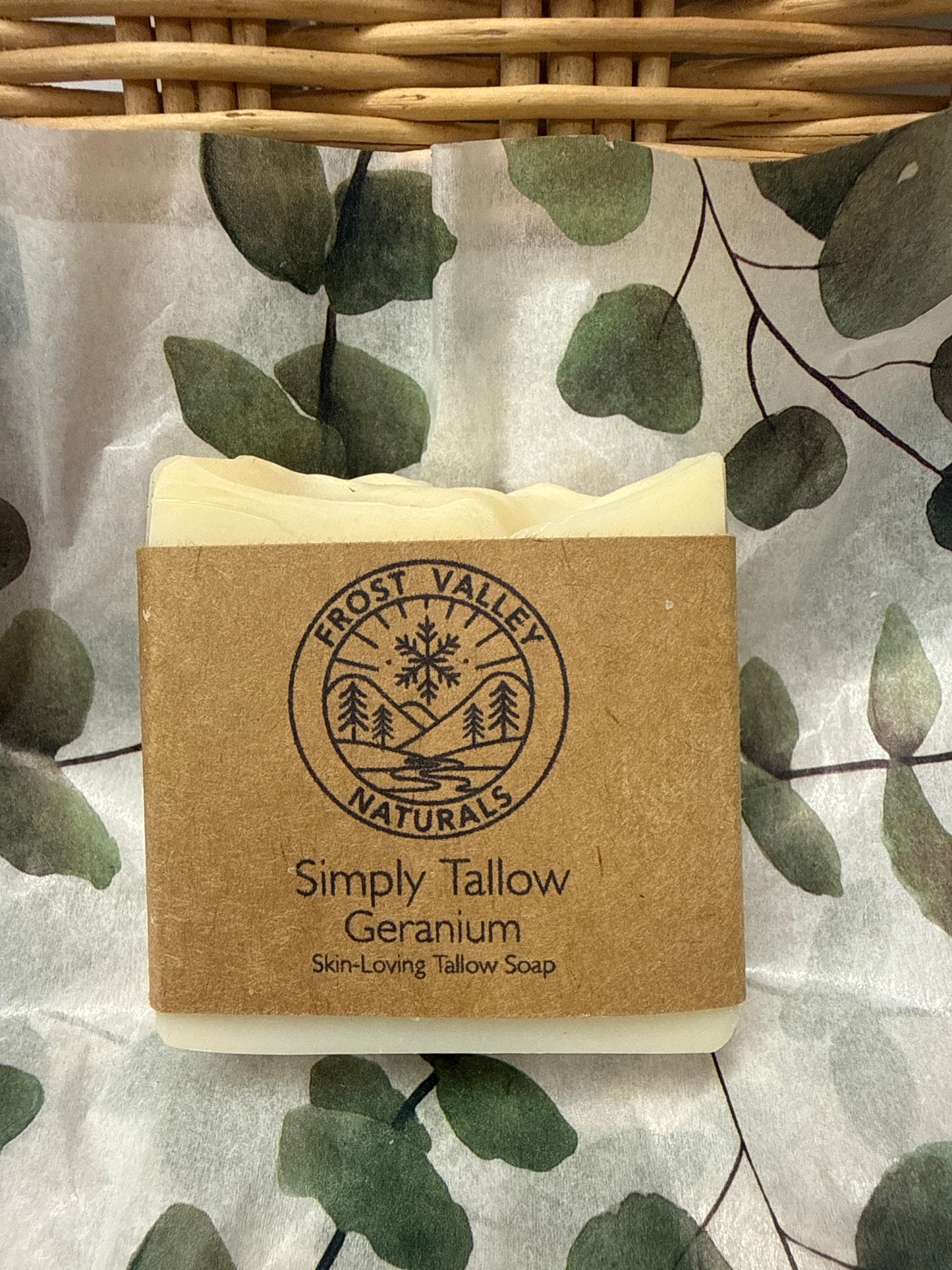 Simply tallow, geranium soap