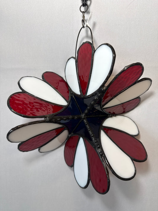 Red white blue spinner