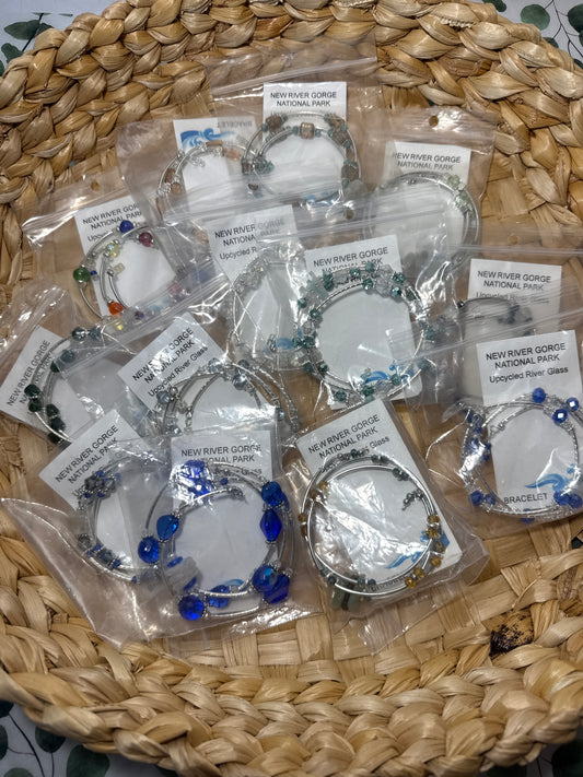 Bracelet river glass