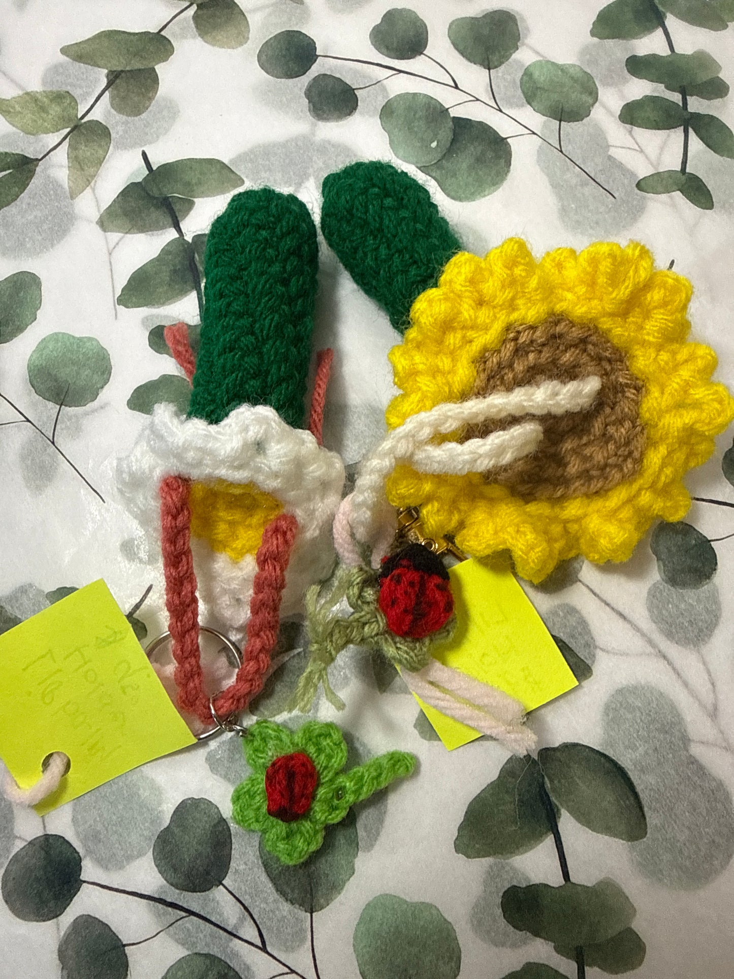 Lip balm holder crocheted