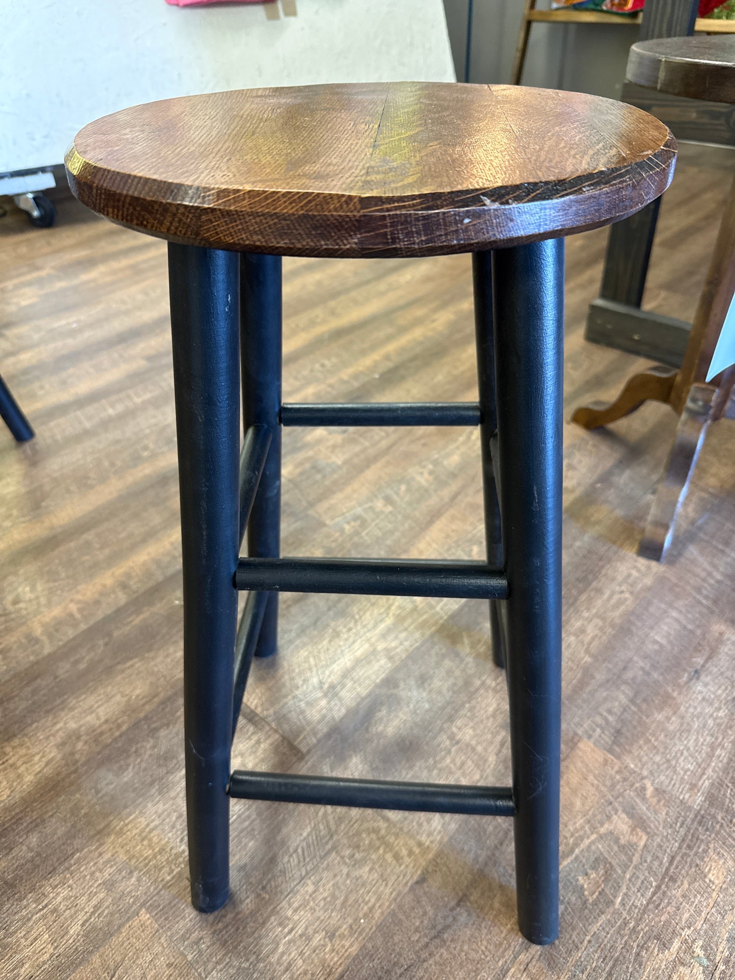 Wood stool