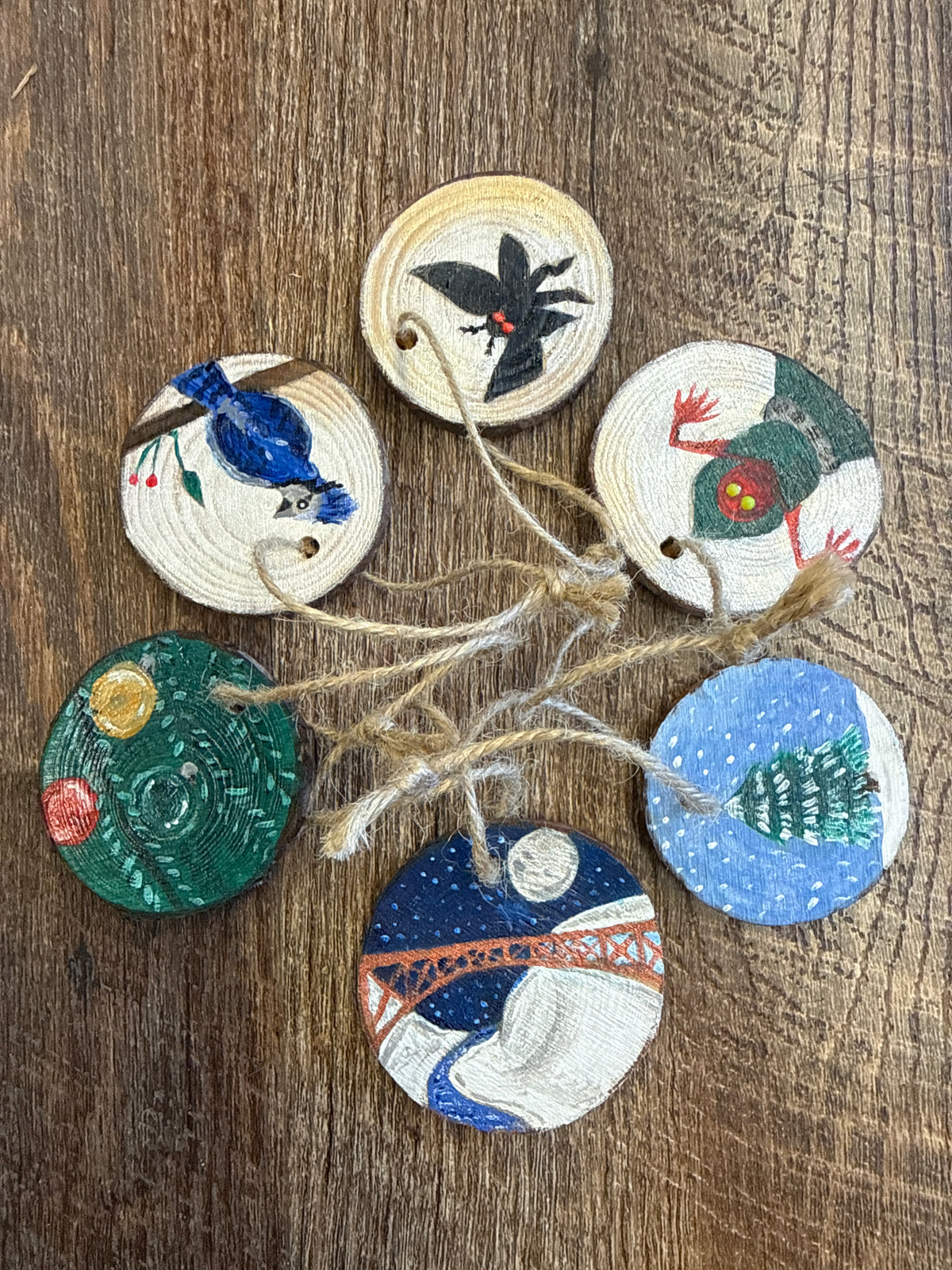 Ornaments hand painted