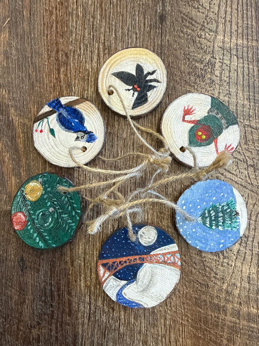 Ornaments hand painted