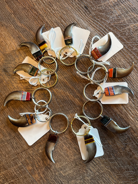 Bear claw keychain