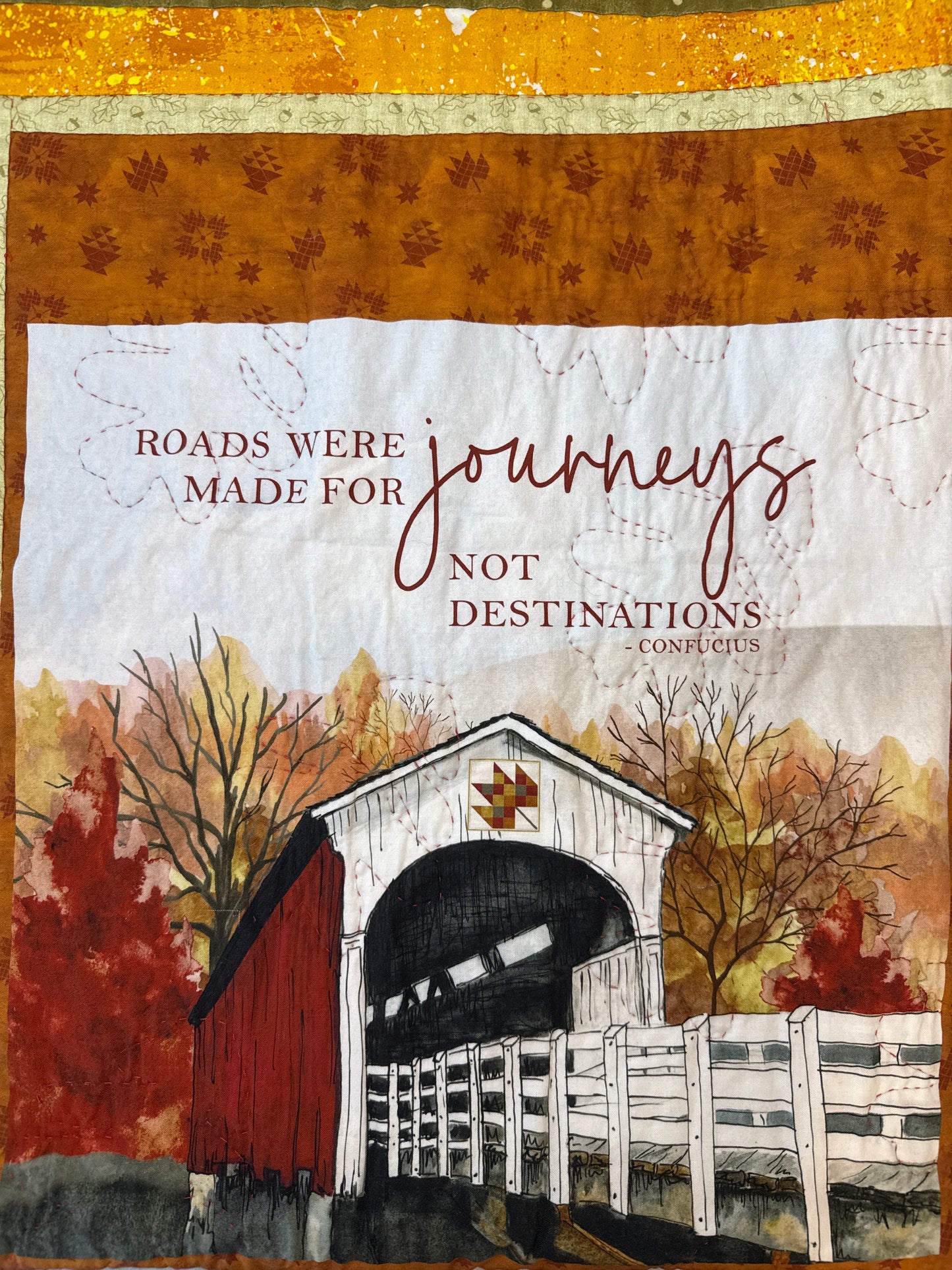 Fall table topper