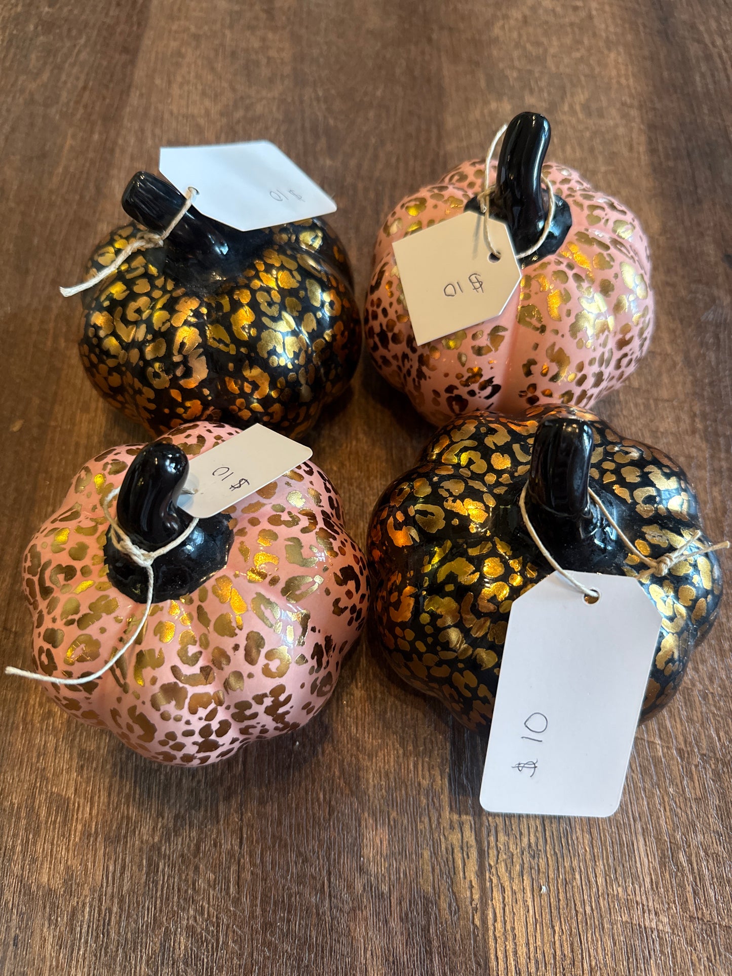 Pumpkins small leopard print