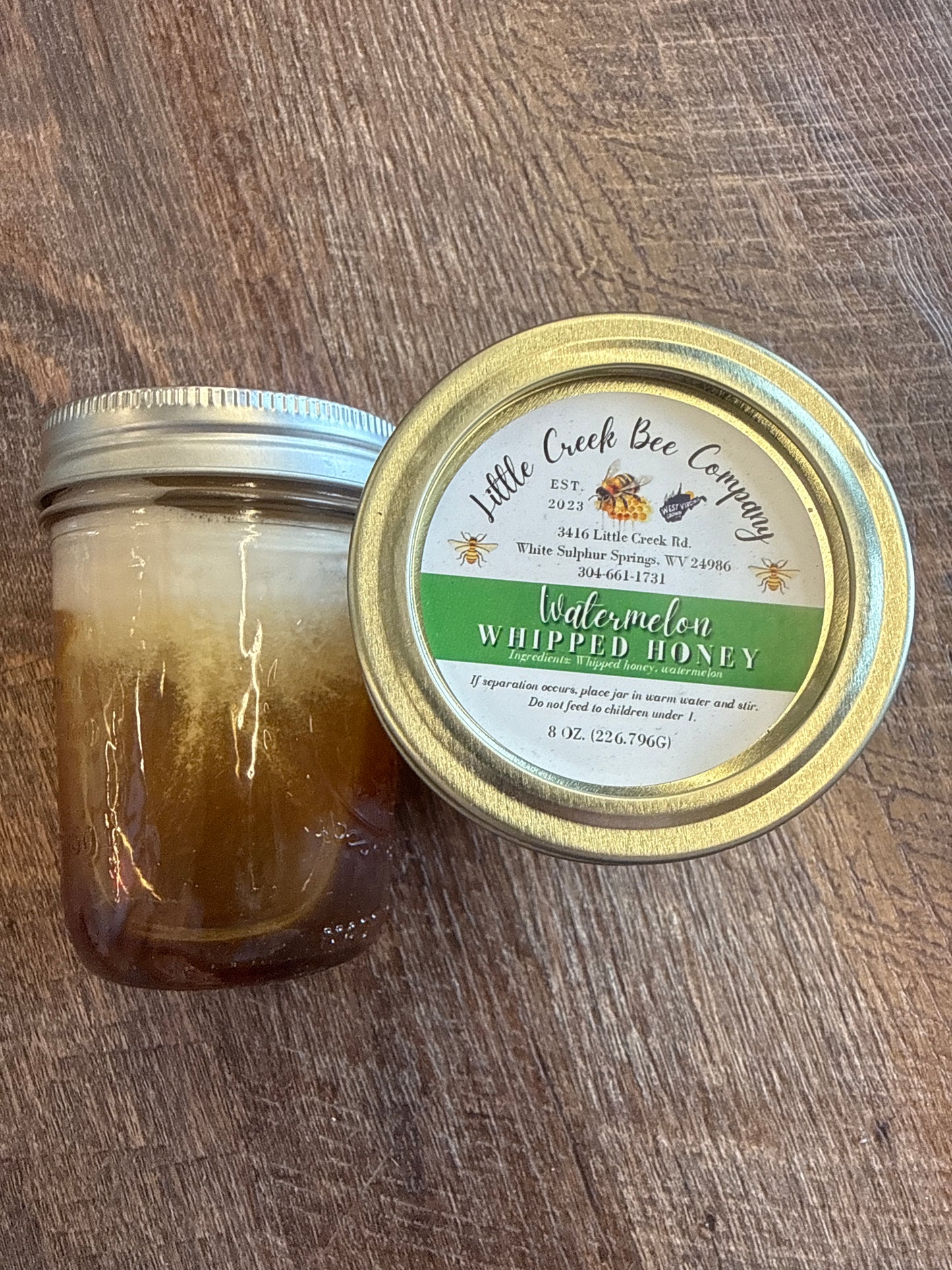 Watermelon, whipped honey 8 ounce jar